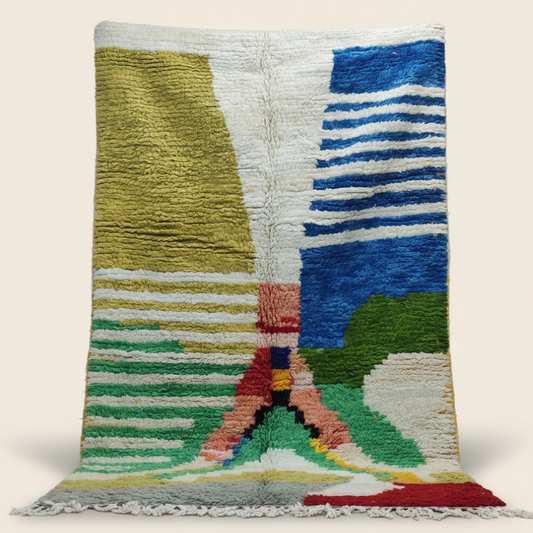 Tapis berbère coloré Azilal n°162