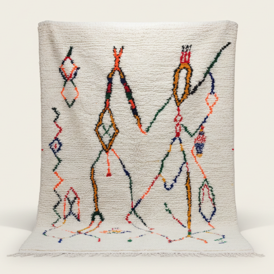 Tapis berbère coloré Azilal n°171