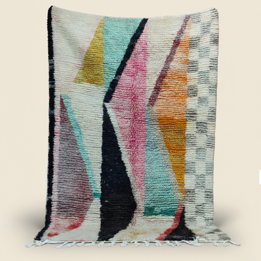 Tapis berbère coloré Azilal n°234