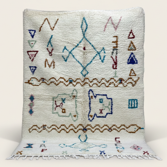 Tapis berbère coloré Azilal n°243