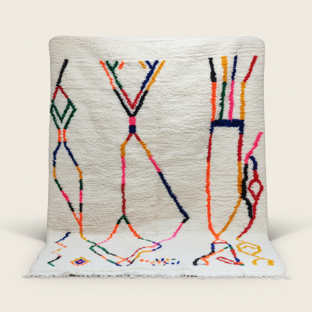 Tapis berbère coloré Azilal n°207