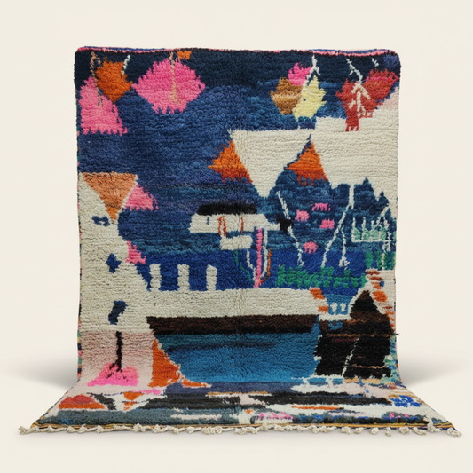 Tapis berbère coloré Azilal n°216