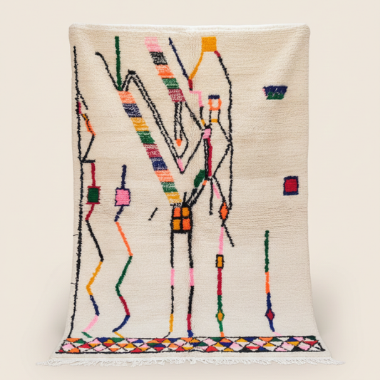 Tapis berbère coloré Azilal n°261