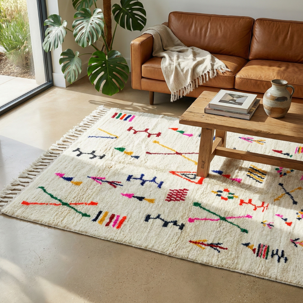 Tapis berbère coloré Azilal n°27