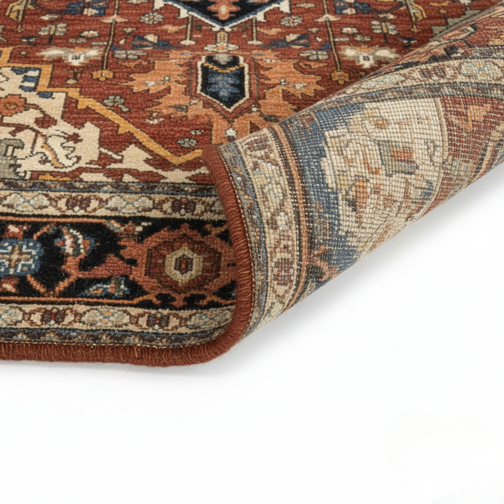 Tapis Persan Classique – Motifs traditionnels & Tons rouges – 160×240cm