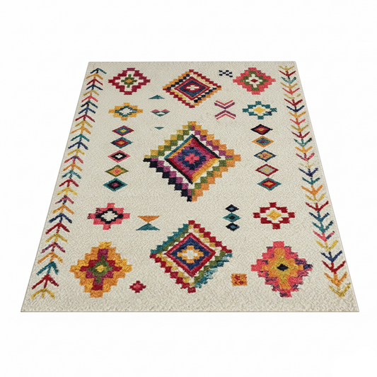 Tapis berbère Azilal – Inspiration traditionnelle – Amezru