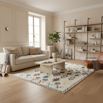 Tapis berbère Azilal – Inspiration traditionnelle – Tissora