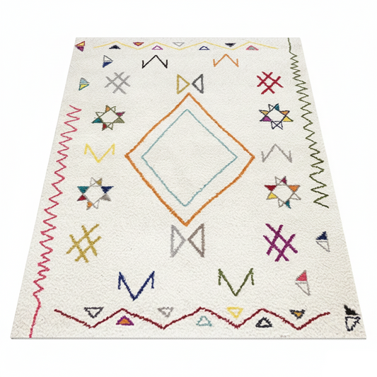 Tapis berbère Azilal – Inspiration traditionnelle – Amskar